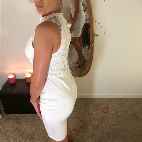 White Lace Lookin Like Grace Dress - Picture 4 of 6